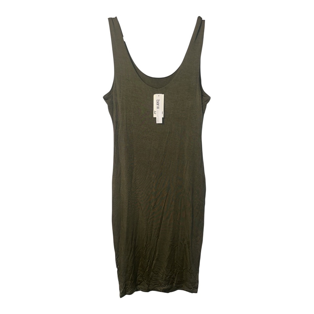 Bar III Bodycon Green Midi Dress, Large - Picture 3 of 6